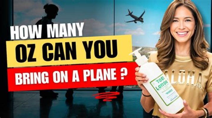 Can I bring 2.5 oz on a plane?
