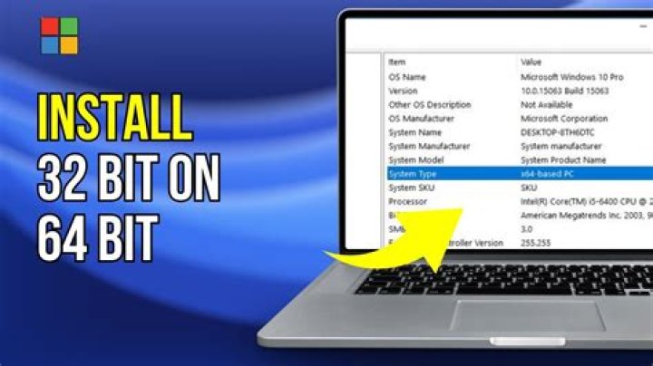 Can I install a 32bit program on a 64bit system?