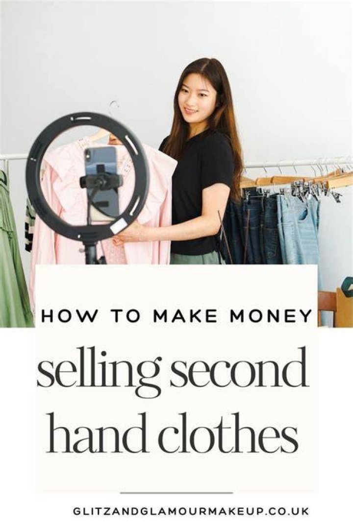 Can you make money selling second hand clothes?