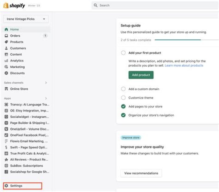 Can you use Shopify without a website?