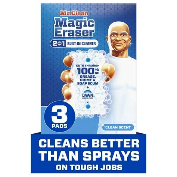 Do Mr Clean Magic Erasers disinfect?
