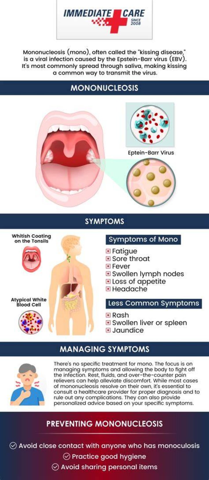 Does mono go away permanently?