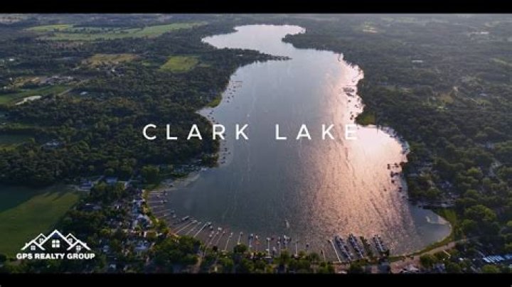 How big is Clark Lake in Michigan?