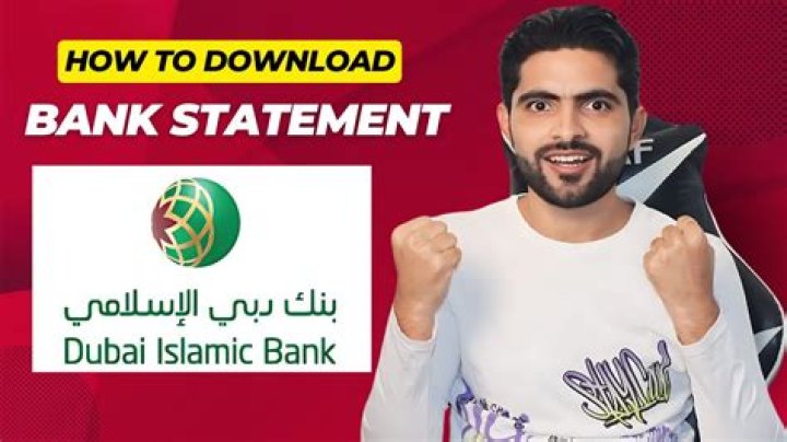 How can I get Dubai Islamic Bank statement online?