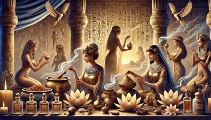 How did they make perfume in ancient Egypt?
