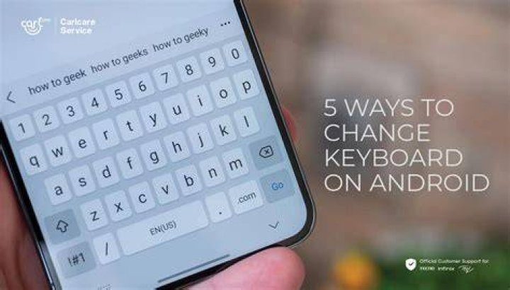 How do I change the keyboard on my LG v30?