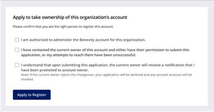How do I register with benevity?