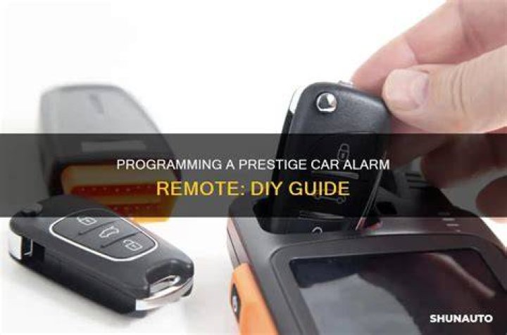 How do I remote start my prestige alarm?