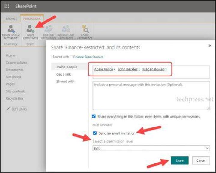 How do I restrict access to a folder in SharePoint 2013?