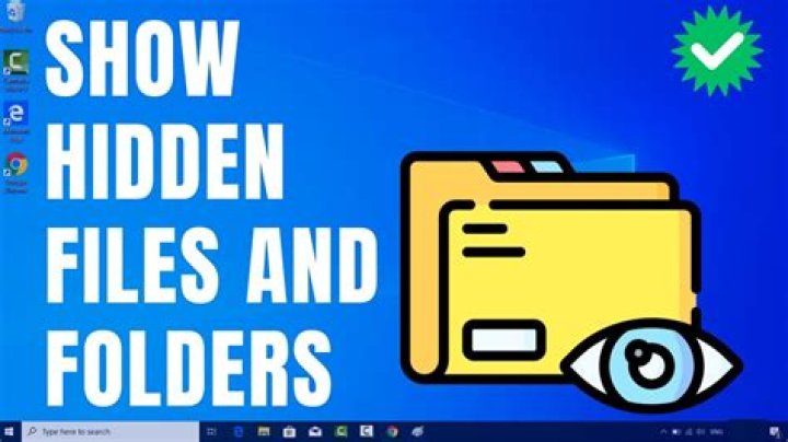 How do I show hidden files in vault?