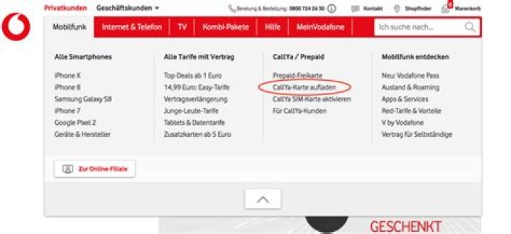 How do I use Vodafone credit?