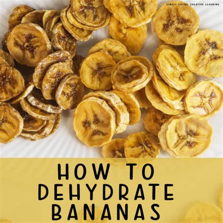 How do you dehydrate apples and bananas?