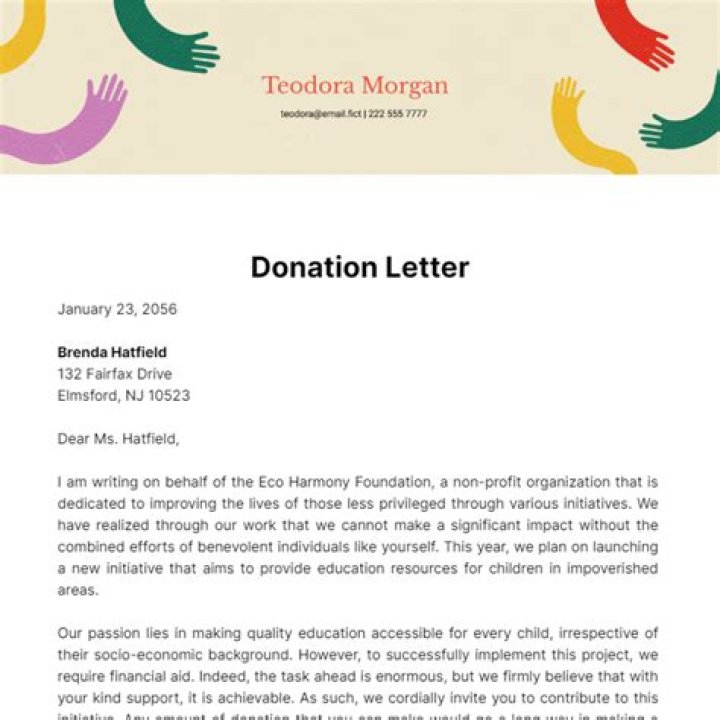 How do you tell someone you have made a donation in their name?