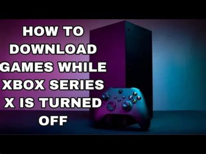 How do you update games while Xbox is off?