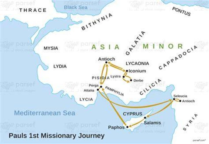 How far did St Paul travel?