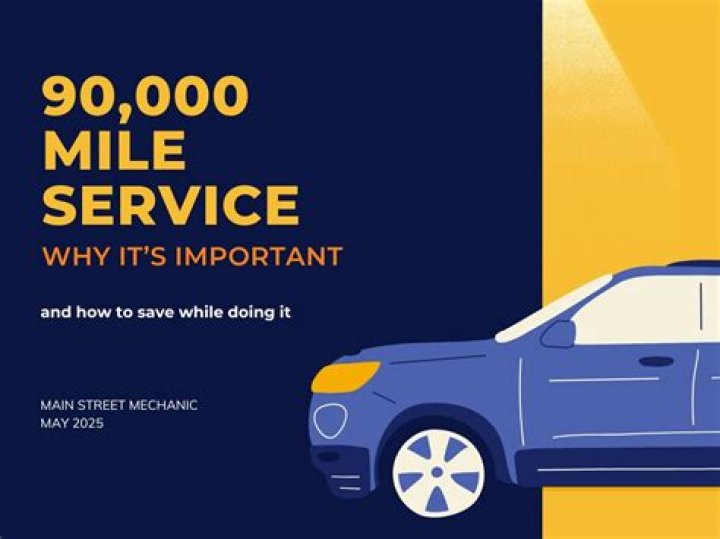 How much does 90000 mile service cost?