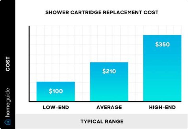 How much does a shower cartridge cost?