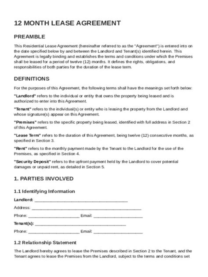 Is a 12-month lease good?