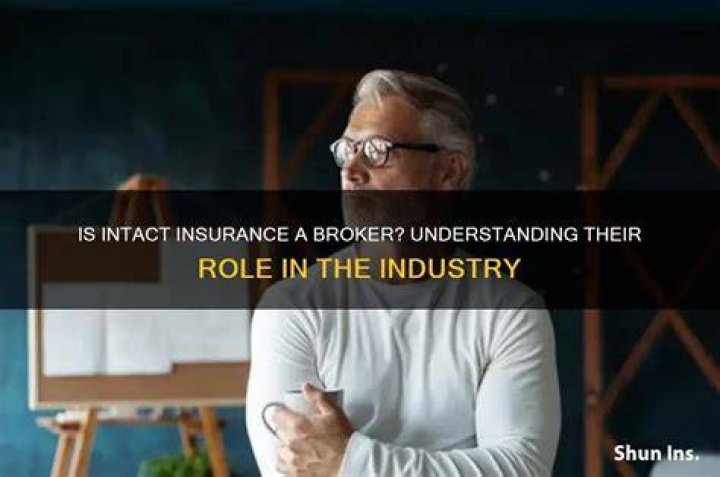 Is Intact Insurance a broker?