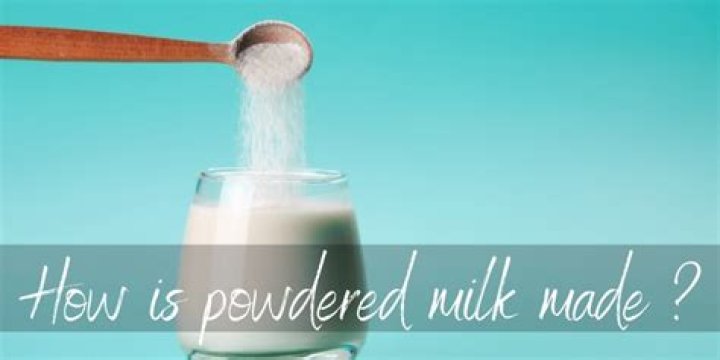 Is powdered milk made from real milk?