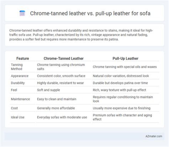 Is pull up leather chrome tan?