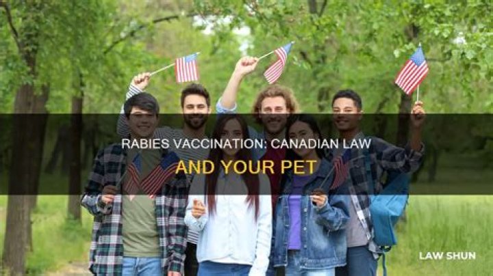 Is rabies vaccine required by law in Ontario?