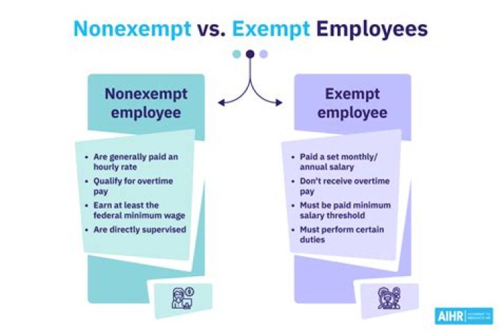 What are the eight categories of exempt employees?
