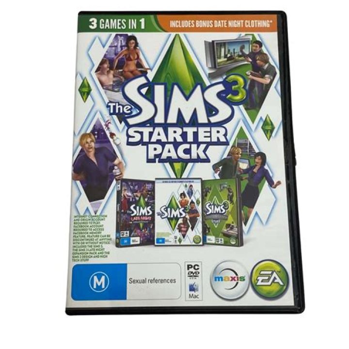 What does The Sims 3 starter pack include?