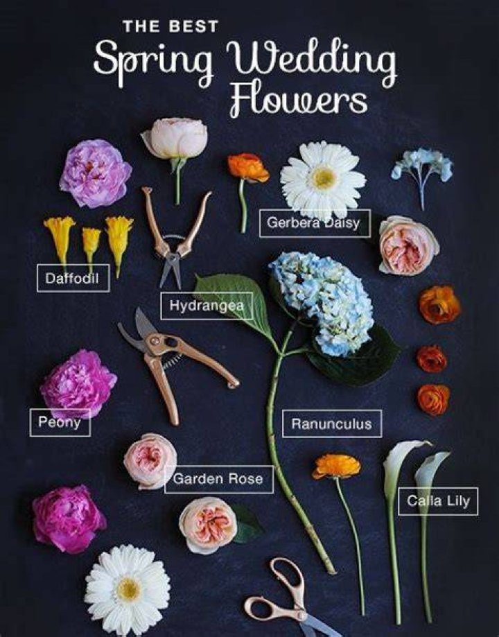 What flowers are good for a spring wedding?