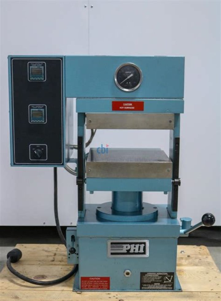 What is a press platen?