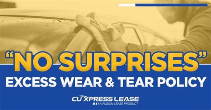 What is considered excess wear and tear?
