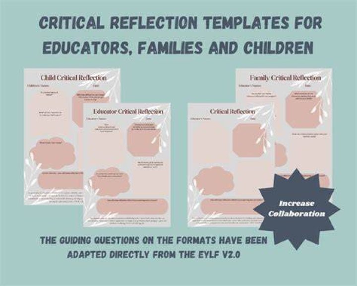 What is critical reflection childcare?