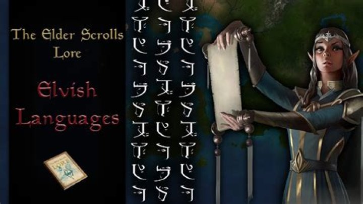 What is Elvish based on?