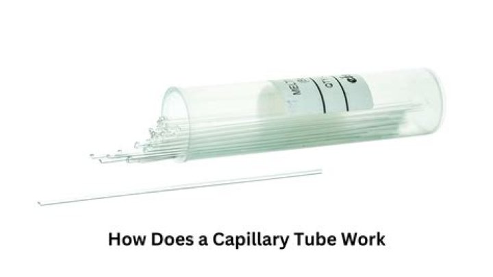 What is inside a capillary tube?