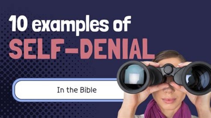 What is self-denial According to the Bible?
