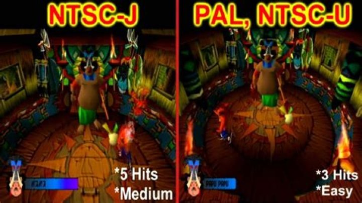 What is the difference between NTSC and NTSC-J?