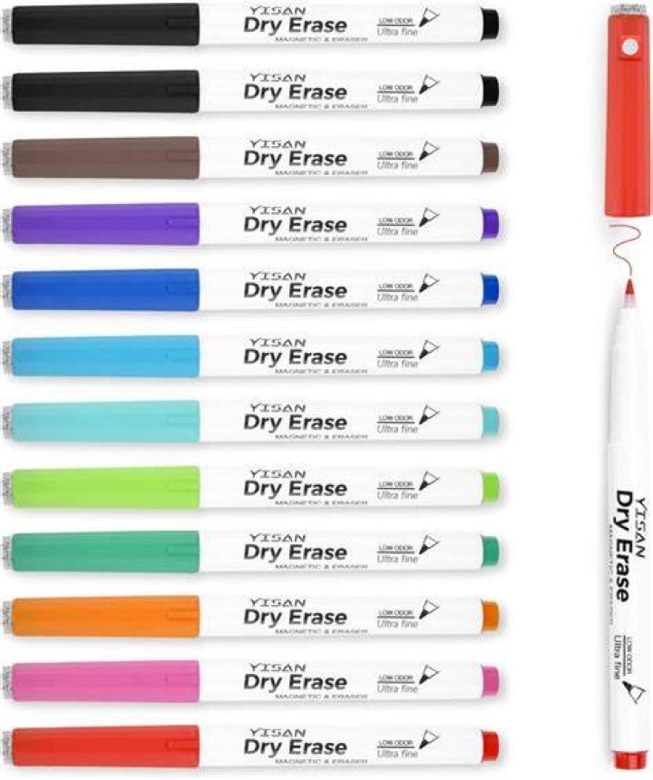 What makes dry erase markers erasable?