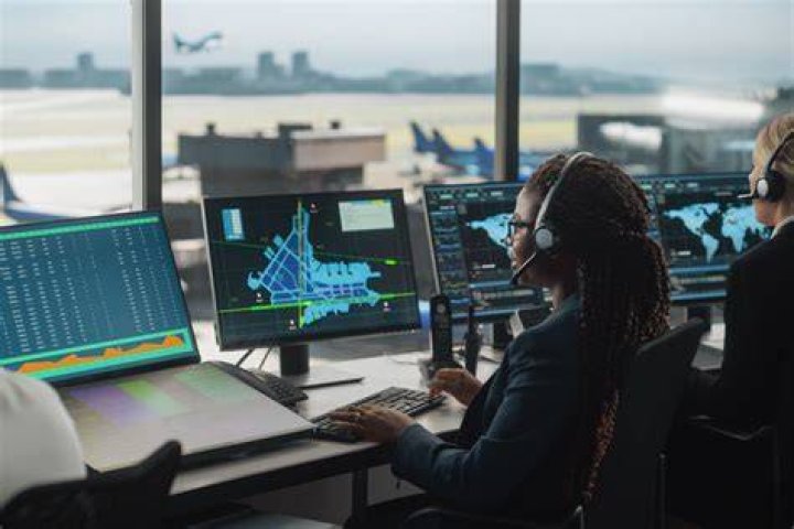 What pilots say about air traffic control?