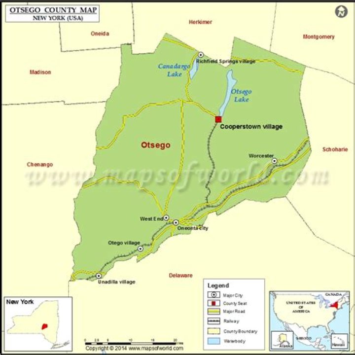 What region is Otsego County in?