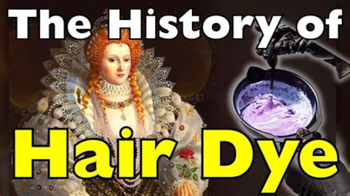 What was the first hair dye color?