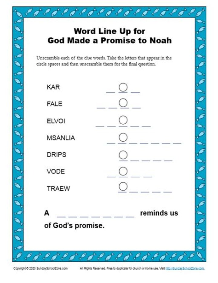 What was the promise between God and Noah?