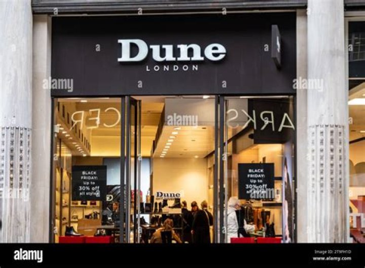 Where is Dune footwear made?
