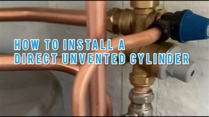 Who can install unvented cylinders?
