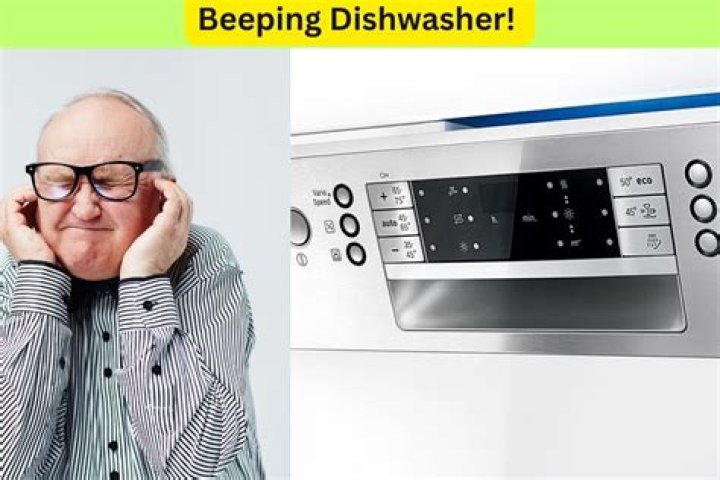 Why is my Thermador dishwasher beeping?