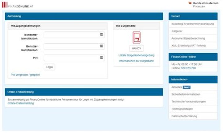 Wie funktioniert Finanz online?